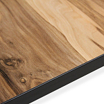 Стол обеденный раздвижной с прямоугольной столешницей на четырех черных ножках Blair варинант исполнения - 7 | Loft Concept в Челябинске