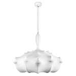 Подвесной светильник с белым фигурным абажуром и мягкими волнистыми краями Cloud Motion  варинант исполнения - 17 | Loft Concept в Челябинске