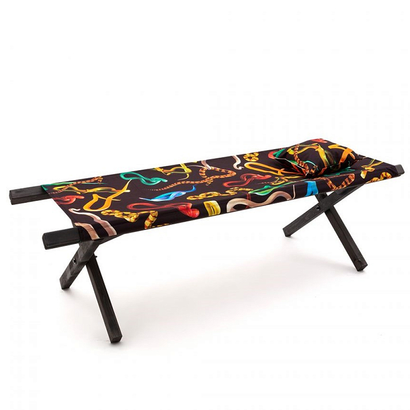 Шезлонг Seletti Poolbed Snakes Черный Мульти Шезлонг Seletti Poolbed Snakes Черный Мульти в Челябинске | Loft Concept