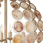 Люстра в форме шара с декором из круглых декоративных элементов Bright Shell Discs варинант исполнения - 1 | Loft Concept в Челябинске