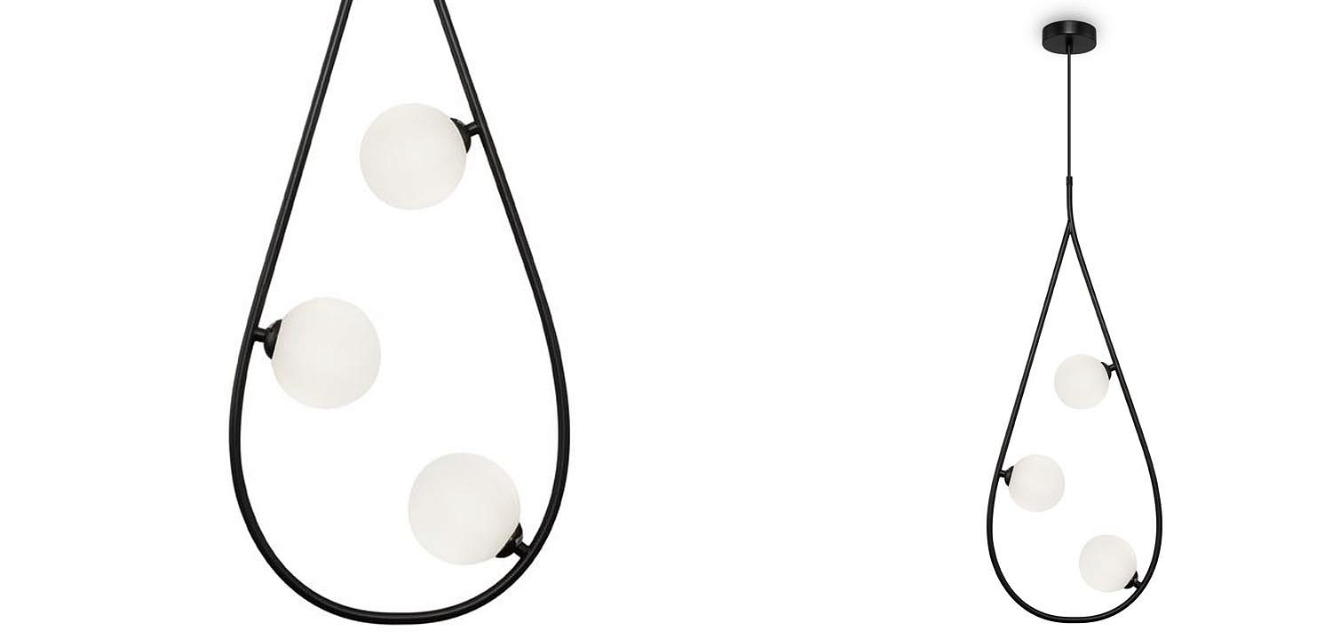 Люстра Marcan 3 Ball Chandelier Black Люстра Marcan 3 Ball Chandelier Black - Loft-Concept в Челябинске