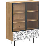 Витрина с изображением на дверцах Elise Cupboard варинант исполнения - 14 | Loft Concept в Челябинске