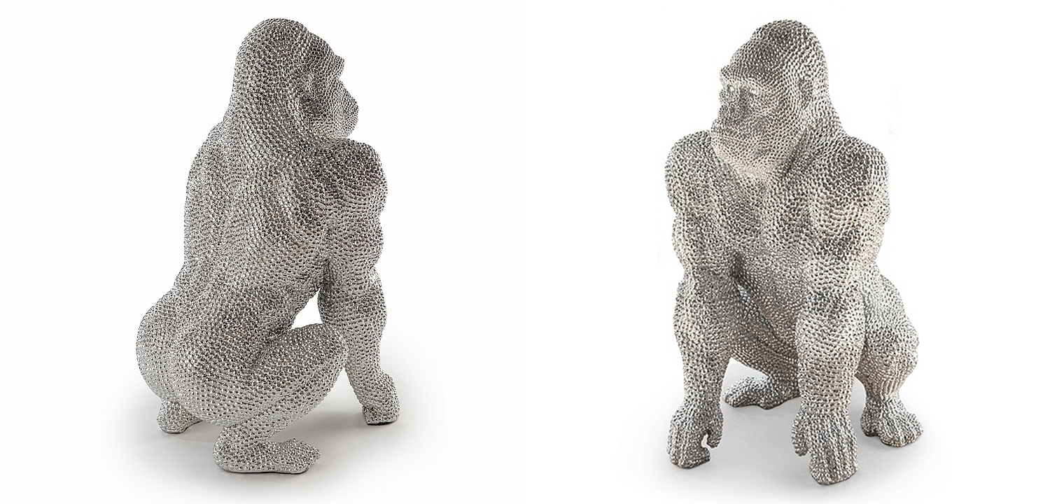 Статуэтка Gorilla Silver Статуэтка Gorilla Silver - Loft-Concept в Челябинске