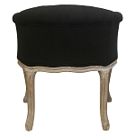 Кресло низкое в стиле прованс Louis French Armchair black flax варинант исполнения - 2 | Loft Concept в Челябинске