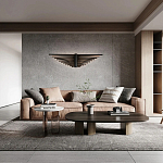 Люстра в виде распахнутых крыльев из тонких металлических планок Flight of Freedom варинант исполнения - 8 | Loft Concept в Челябинске