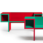 Дизайнерская разноцветная скамья Canton Bench варинант исполнения - 2 | Loft Concept в Челябинске