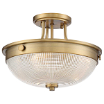 Потолочный светильник со стеклянным плафоном в виде купола Quoizel варинант исполнения - 13 | Loft Concept в Челябинске