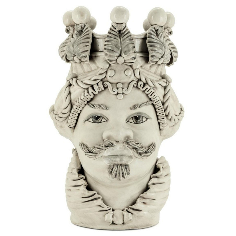 Ваза Vase Moro Man Neutral Big Бежевый Ваза Vase Moro Man Neutral Big Бежевый в Челябинске | Loft Concept
