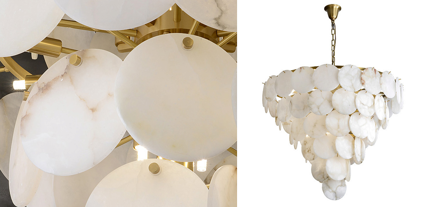 Люстра Letizia Marble Tiered Chandelier Люстра Letizia Marble Tiered Chandelier - Loft-Concept в Челябинске