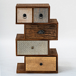 Тумба необычной формы с выдвижными ящиками Shift варинант исполнения - 2 | Loft Concept в Челябинске