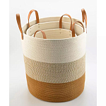 Корзина для хранения с ручками Interlacement Stripes М варинант исполнения - 1 | Loft Concept в Челябинске