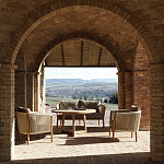 Дизайнерский уличный диван из массива дерева BOBOLI Sofa варинант исполнения - 2 | Loft Concept в Челябинске