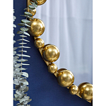 Зеркало круглое в фактурной золотистой раме из металла Mirror Golden Placer варинант исполнения - 4 | Loft Concept в Челябинске