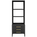 Этажерка Primo с ящиками шпон Черный дуб варинант исполнения - 1 | Loft Concept в Челябинске