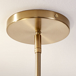 Люстра круглая с 2-мя металлическими абажурами Andromeda варинант исполнения - 5 | Loft Concept в Челябинске