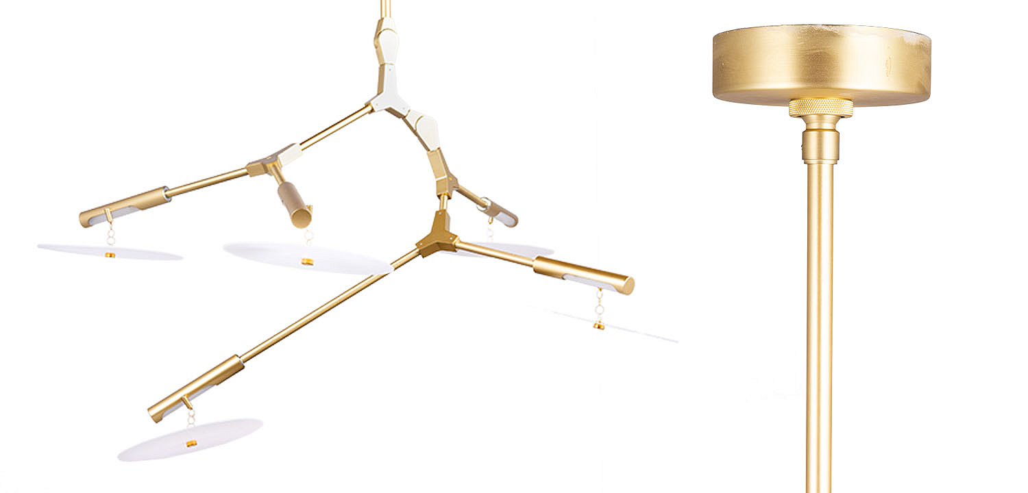 Люстра White Disc 100 Люстра White Disc 100 - Loft-Concept в Челябинске