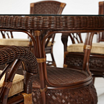 Комплект обеденный из ротанга Eloise grand варинант исполнения - 13 | Loft Concept в Челябинске