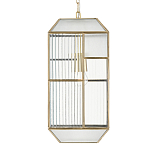 Подвесной светильник с рельефным стеклом Embossed Glass варинант исполнения - 3 | Loft Concept в Челябинске