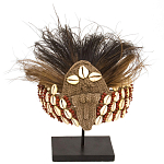 Традиционный индонезийский головной убор на подставке Aboriginal Headdress варинант исполнения - 1 | Loft Concept в Челябинске