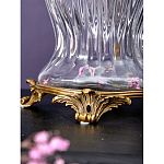 Ваза прозрачная с бронзовыми ручками в виде ангелов Eden Garden варинант исполнения - 5 | Loft Concept в Челябинске