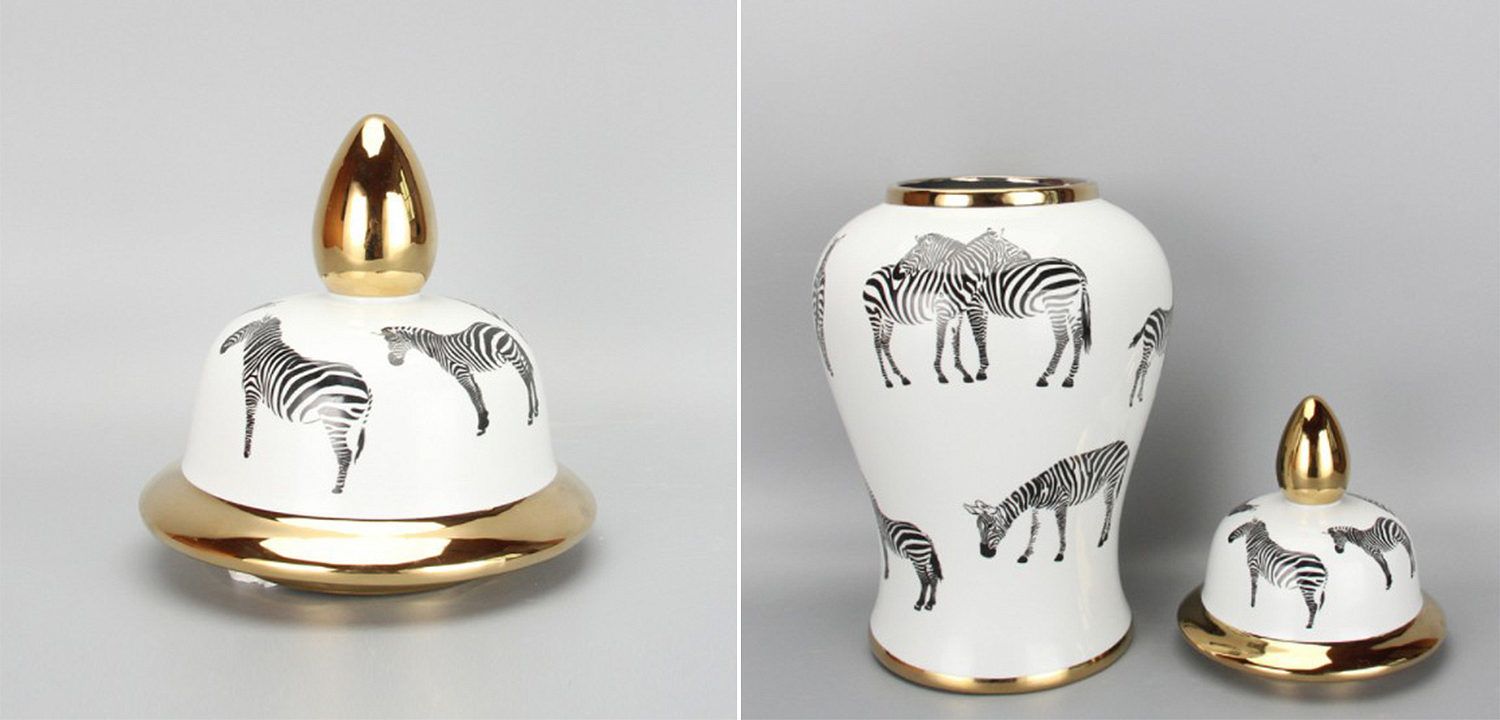 Ваза White Vase Zebra Ваза White Vase Zebra - Loft-Concept в Челябинске