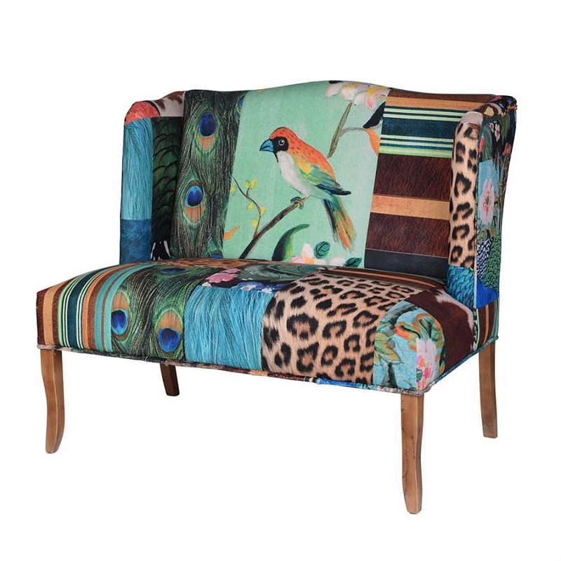 Диван Leopard spots & Bird Мульти в Челябинске | Loft Concept 