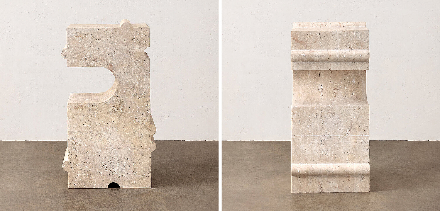 Приставной стол Hume Stone Side Table дизайн Kelly Wearstler Приставной стол Hume Stone Side Table дизайн Kelly Wearstler - Loft-Concept в Челябинске