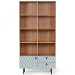 Широкий стеллаж с принтом Elise Rack варинант исполнения - 14 | Loft Concept в Челябинске