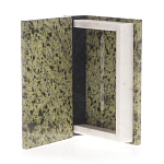 Шкатулка в виде книги из натурального камня змеевик Stone Casket варинант исполнения - 3 | Loft Concept в Челябинске