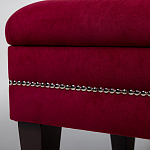 Мягкая банкетка с зоной для хранения Casket Red варинант исполнения - 4 | Loft Concept в Челябинске