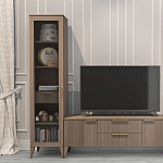 Витрина левая 1-дверная с ящиком и 5-ю полками Harper Line варинант исполнения - 3 | Loft Concept в Челябинске