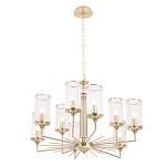 Люстра с 9-ю цилиндрическими стеклянными плафонами Jeanette варинант исполнения - 2 | Loft Concept в Челябинске