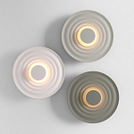 Бра круглое Soft Halo серый варинант исполнения - 5 | Loft Concept в Челябинске