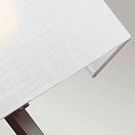 Бра с прямоугольным тканевым абажуром белого цвета Feiss варинант исполнения - 8 | Loft Concept в Челябинске