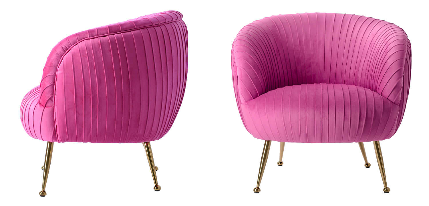 Кресло SOUFFLE CHAIR pink velor Кресло SOUFFLE CHAIR pink velor - Loft-Concept в Челябинске