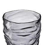 Ваза стеклянная фактурная Crumpled Vase 25,3 см варинант исполнения - 2 | Loft Concept в Челябинске