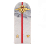 Сувенир Погон МВД из натурального камня мрамор Souvenir Epaulets варинант исполнения - 1 | Loft Concept в Челябинске