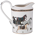 Чайный сервиз из фарфора с изображением лошадей на 6 персон 15 предметов Porcelain Horse Set  варинант исполнения - 5 | Loft Concept в Челябинске