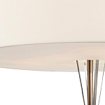 Люстра круглая с белым тканевым абажуром  White Light Diffuser варинант исполнения - 2 | Loft Concept в Челябинске