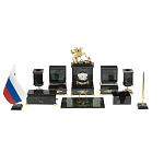 Настольный письменный набор из нефрита в подарочной коробке Victorious варинант исполнения - 1 | Loft Concept в Челябинске