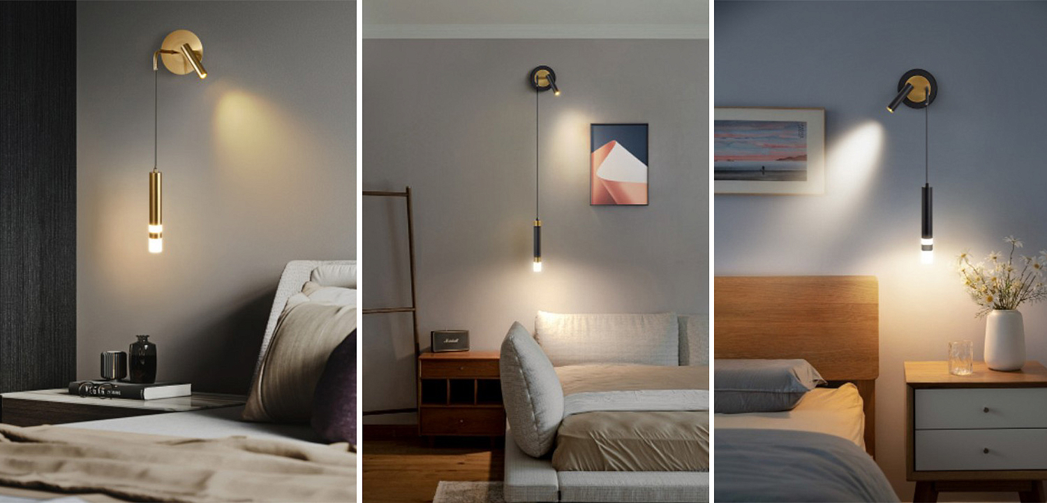 Бра-спот с подвесным светильником Spot Sconce Hanging Lamp Бра-спот с подвесным светильником Spot Sconce Hanging Lamp - Loft-Concept в Челябинске