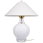 Настольная лампа керамическая с абажуром Valencia варинант исполнения - 1 | Loft Concept в Челябинске