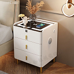 Умная прикроватная тумбочка c зарядкой для телефона Smart Furniture варинант исполнения - 1 | Loft Concept в Челябинске