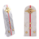 Сувенир Погон МВД из натурального камня мрамор Souvenir Epaulets варинант исполнения - 4 | Loft Concept в Челябинске