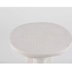 Дизайнерский журнальный стол белый на 3-х ножках в виде ступней African table варинант исполнения - 2 | Loft Concept в Челябинске