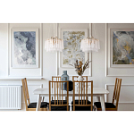 Люстра с подвесными рифлеными стеклянными трубками Nembus варинант исполнения - 23 | Loft Concept в Челябинске