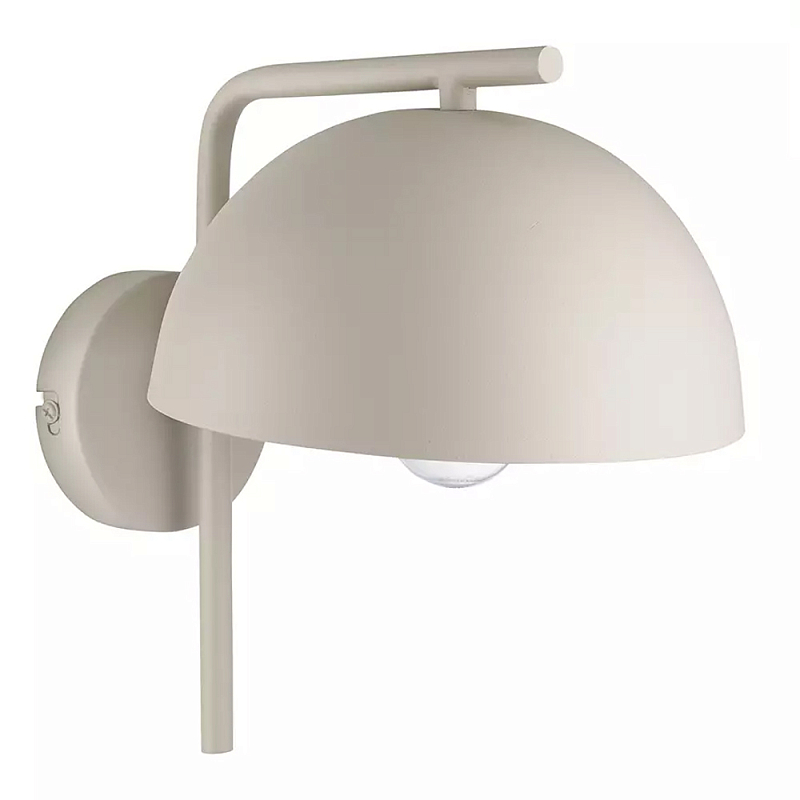 Бра бежевое с полукруглым плафоном Beige Wall Lamp Бежевый Бра бежевое с полукруглым плафоном Beige Wall Lamp Бежевый в Челябинске | Loft Concept