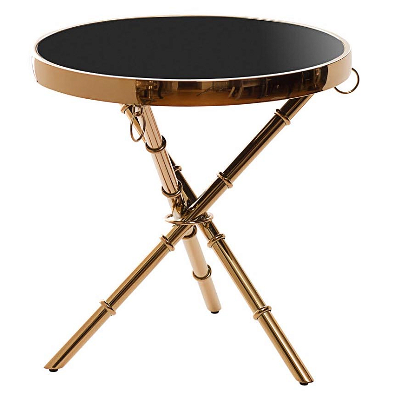 Стол Metal Bamboo Table pink gold Глянцевый черный Розовое золото Стол Metal Bamboo Table pink gold Глянцевый черный Розовое золото в Челябинске | Loft Concept