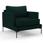 Мебельная ткань Шенилл темно-зеленый цвет 138 см T4-36 варинант исполнения - 11 | Loft Concept в Челябинске