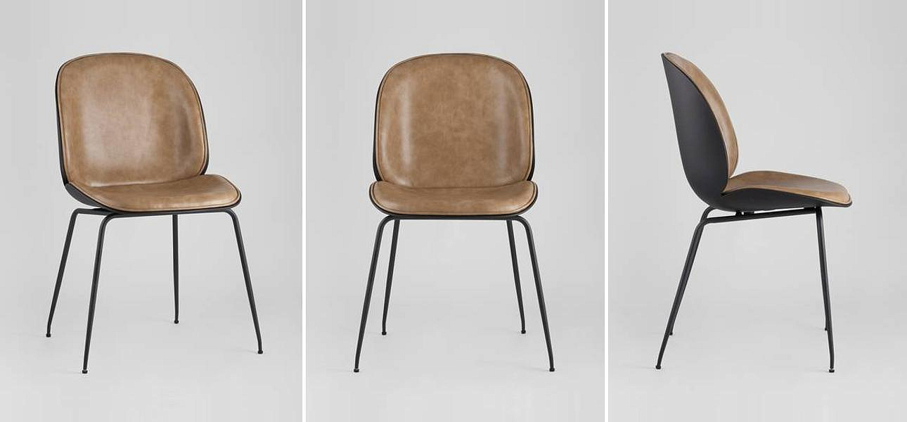 Стул Винтажная Коричневая Экокожа Vendramin Chair Стул Винтажная Коричневая Экокожа Vendramin Chair - Loft-Concept в Челябинске